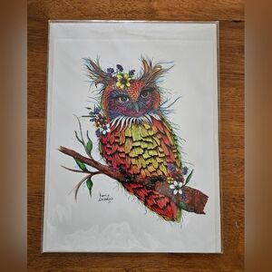 Owl Art Print